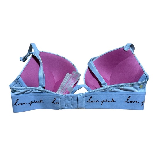 Victoria’s Secret PINK Women’s 32B Gray Padded Underwire Push-Up Bra - Picture 4 of 10